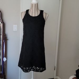 Black Laced Luck Brand Dress